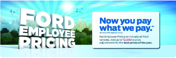 Employee pricing ford canada